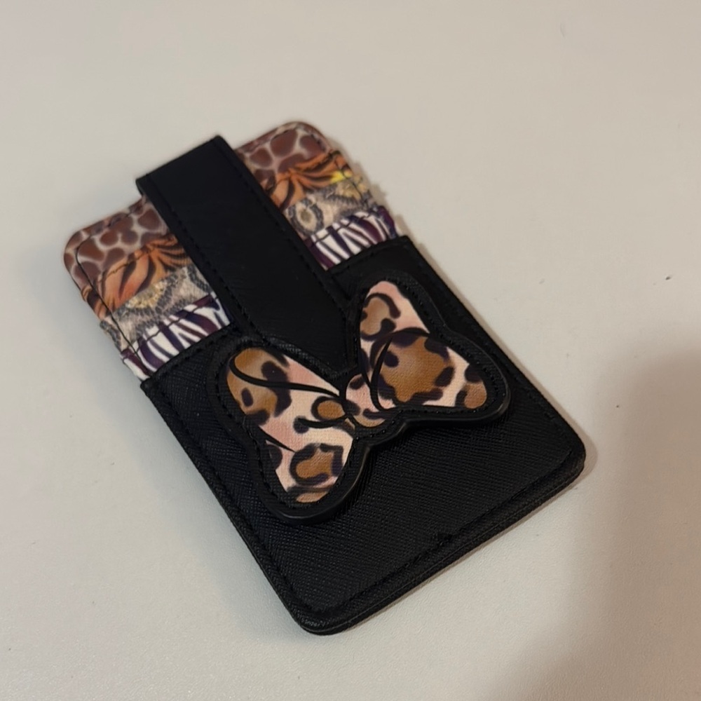 Disney Black and Brown Wallet with Bow